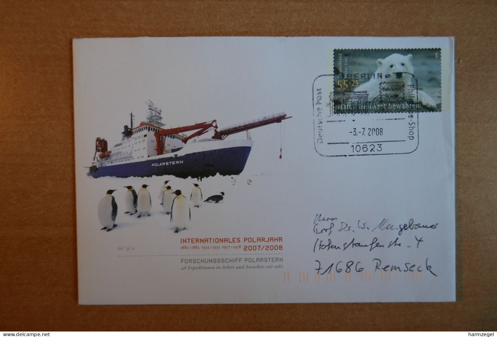 Postal Stationry, Polar, Arctic, Antarctic, Polar Bear, Penguin - Otros Medios De Transporte