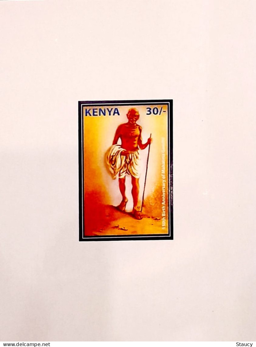 KENYA 2020 150th. BIRTH ANNIVERSARY Of MAHATMA GANDHI DELUXE PROOF / Die Proof As Per Scan Only One Available - Mahatma Gandhi