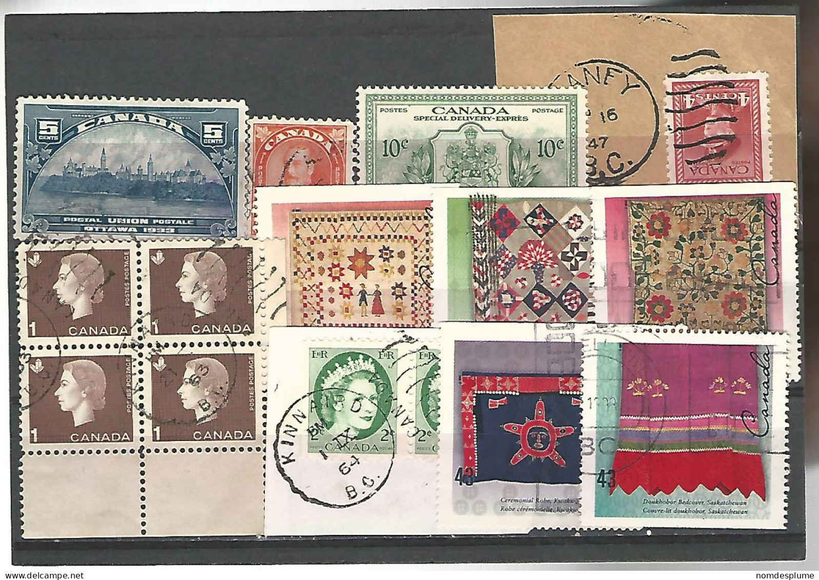 54529 ) Collection Canada King Special Delivery Queen Block - Verzamelingen