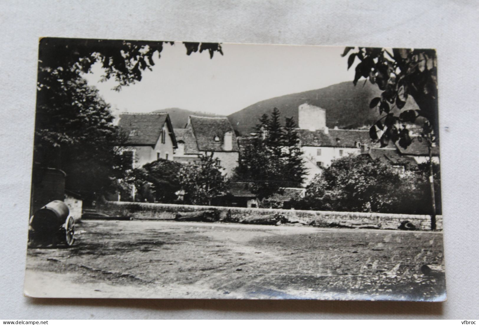 Cpsm, Chanac, Place De La Bascule, Lozère 48 - Chanac