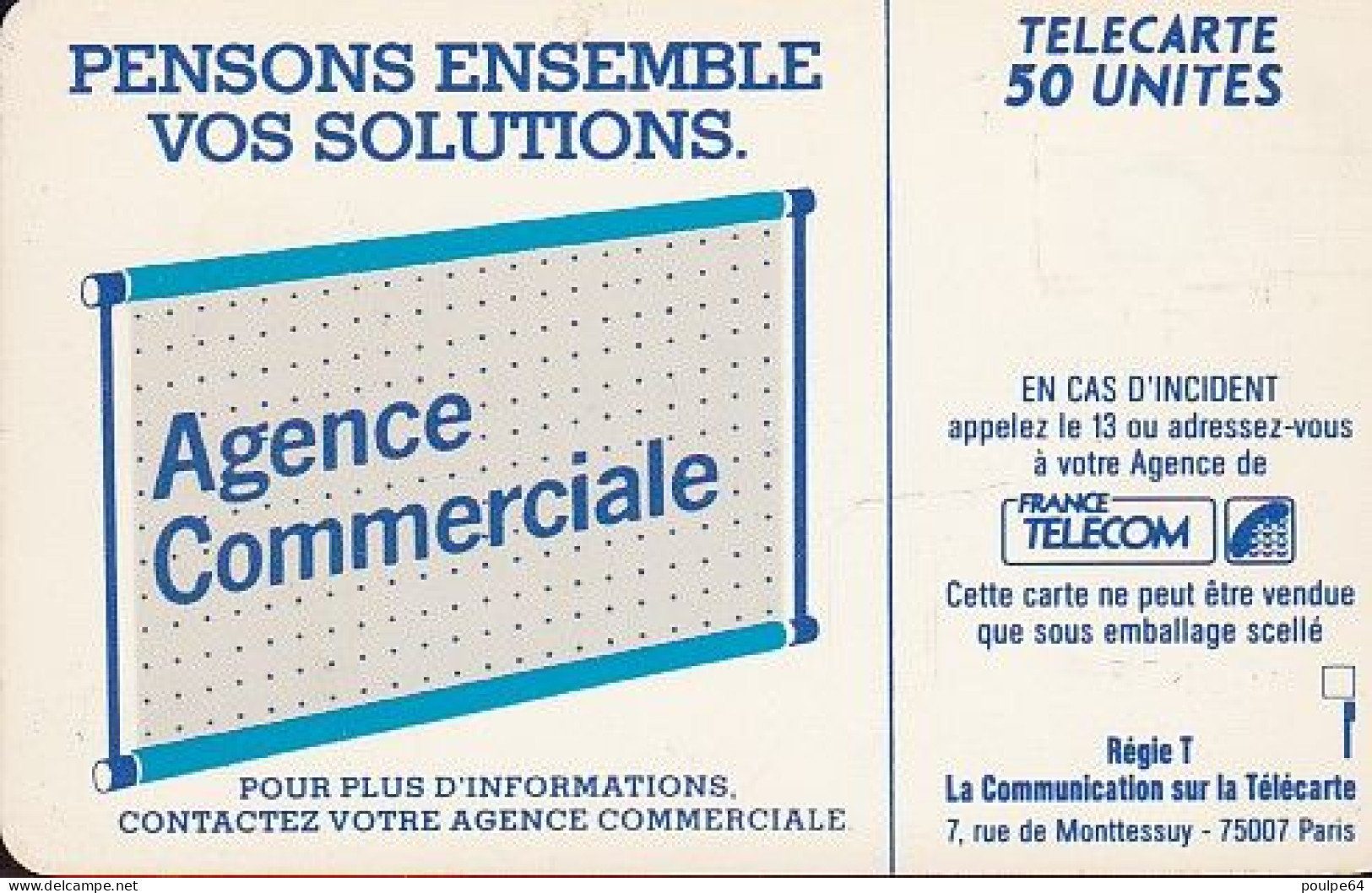 Te 23A / 520 - SC5an SPØ - 50 Unités (verso : 5 N° Sans Cadre) (trait De Division Long) - 600 Agences