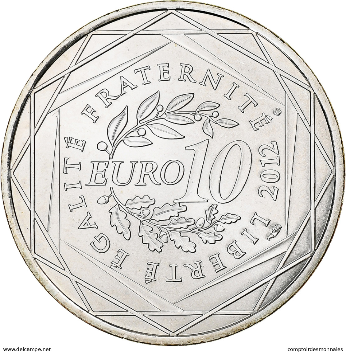 France, 10 Euro, Picardie, 2012, Paris, SPL, Argent, Gadoury:EU514, KM:1882 - France