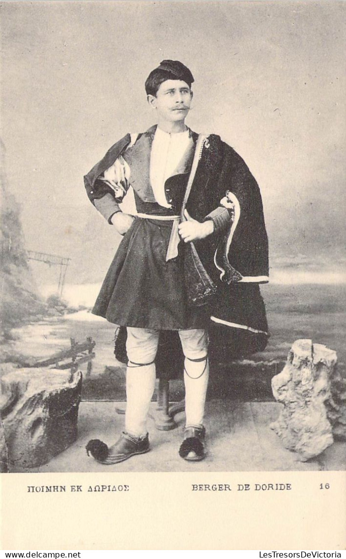 Grèce - Berger De Doride - Folklore - Costume -  Carte Postale Ancienne - Grèce