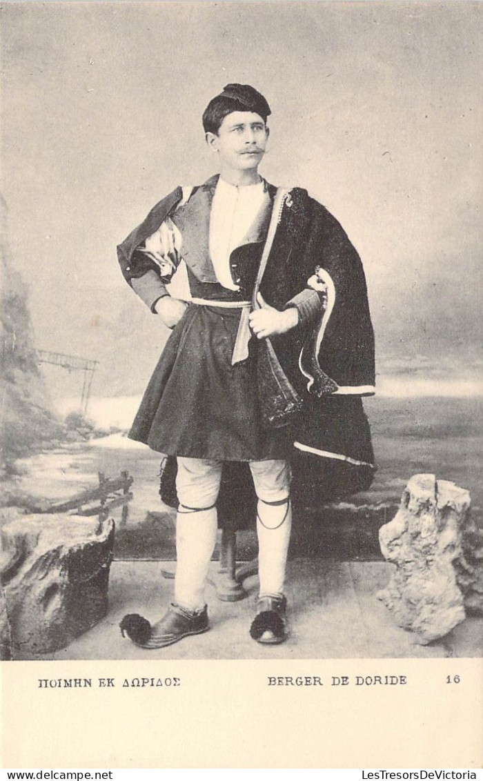 Grèce - Berger De Doride - Folklore - Costume -  Carte Postale Ancienne - Griechenland