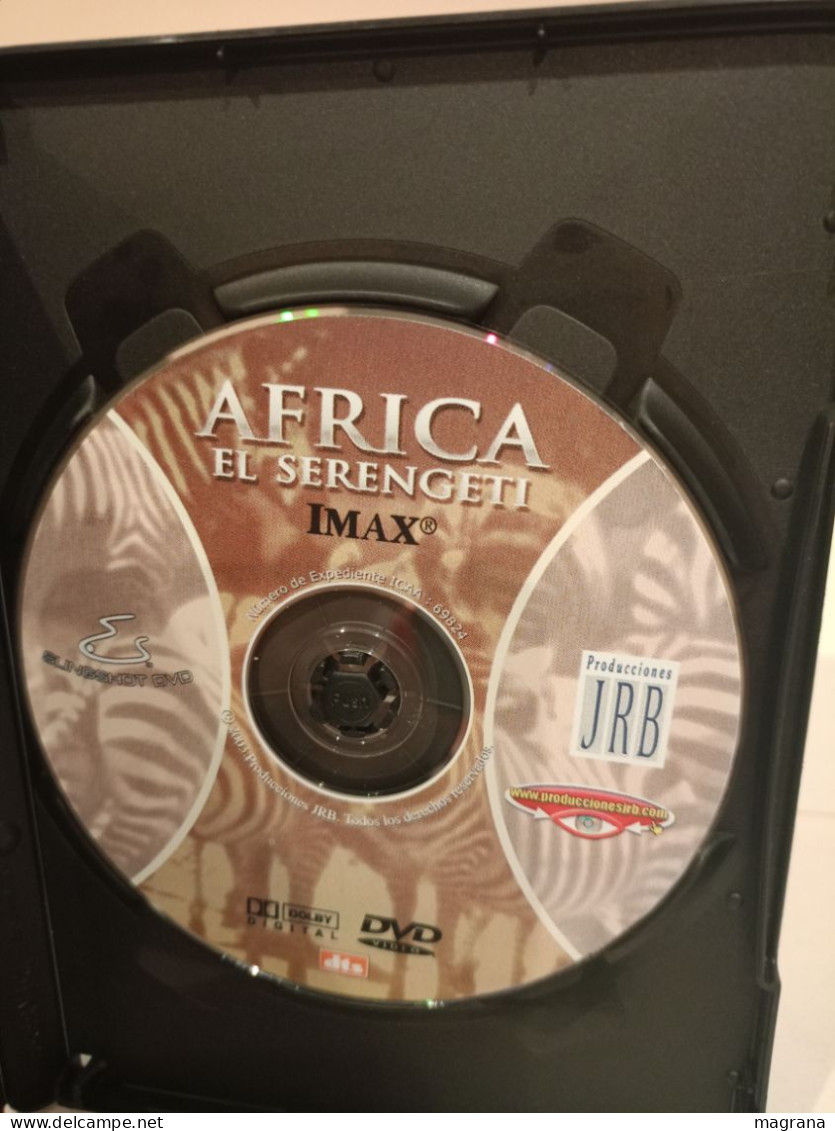 Película Dvd. Africa. El Serengeti. Originalmente Estrenado En Cines IMAX. 1999. - Documentari