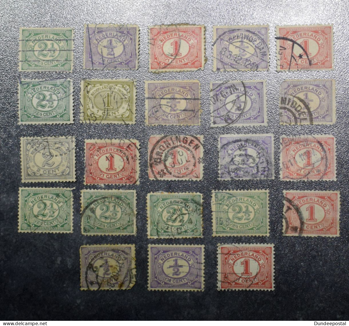 NEDERLAND  Netherlands  STAMPS   Qnew Daily Stamps 1/2  1   2 1/2  1899       ~~L@@K~~ - Gebruikt