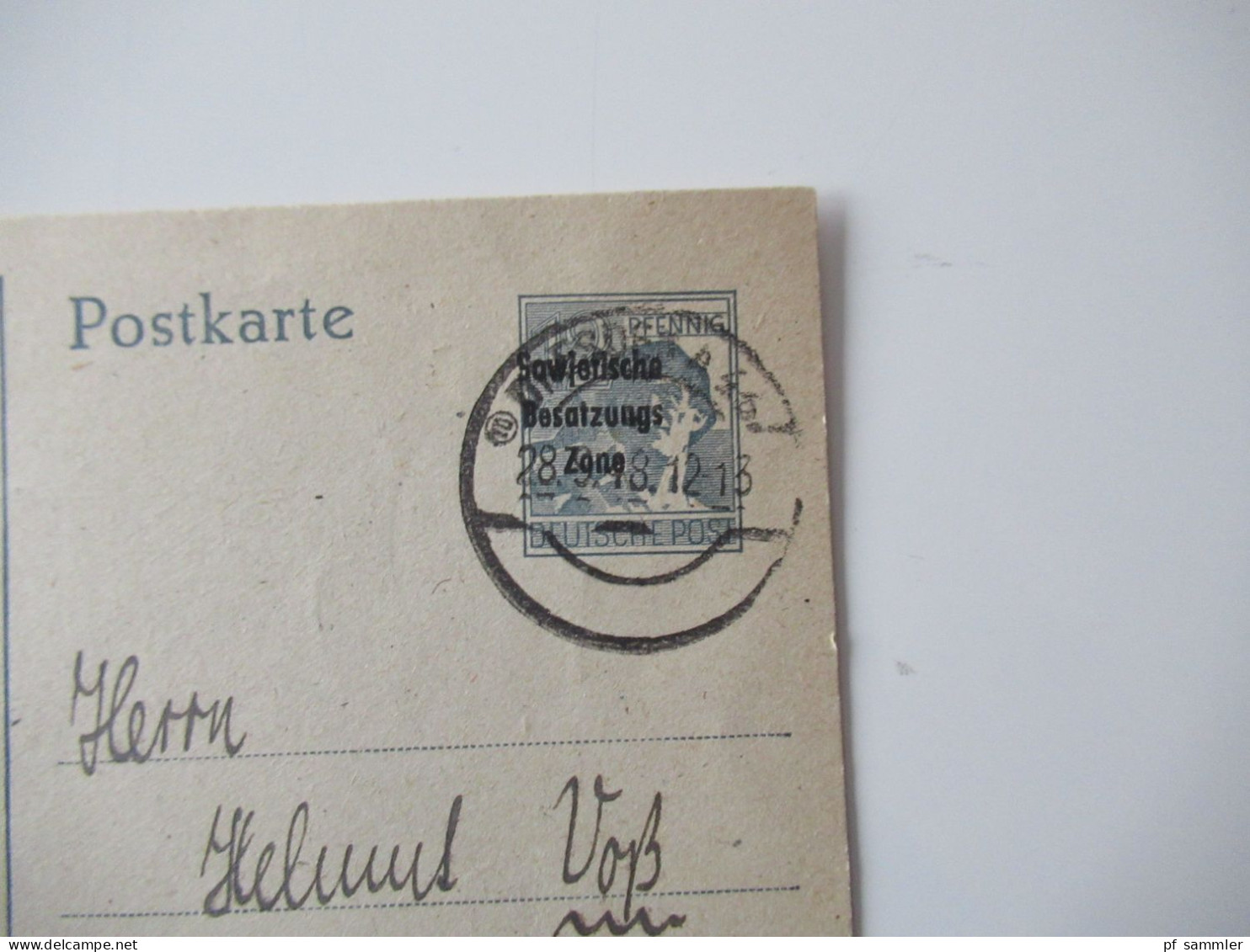 Alliierte Besetzung 1947 Und 1948 / Sonderstempel Und Etwas Bedarf Insgesamt 8 Ganzsachen - Postal  Stationery