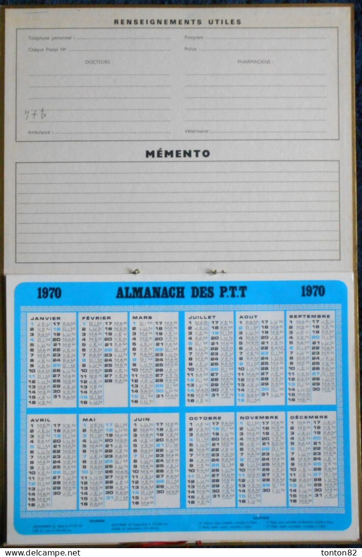 ALMANACH DES PTT - 1970 - Grand Format : 1961-70