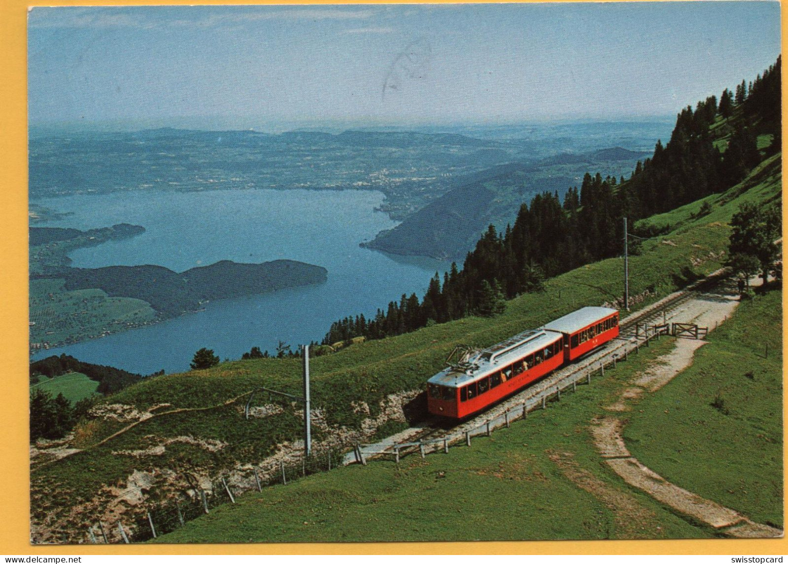 RIGI Blick Auf Den Zugersee Vitznau-Rigi-Bahn Bei Rigi-Staffel - Schwytz