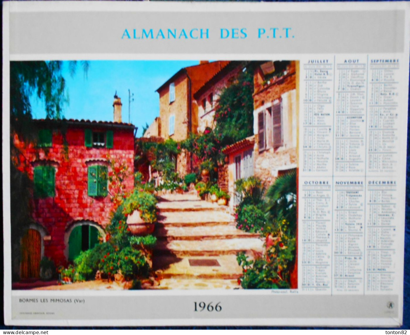 ALMANACH DES P.T.T. - 1966 . - Grand Format : 1961-70