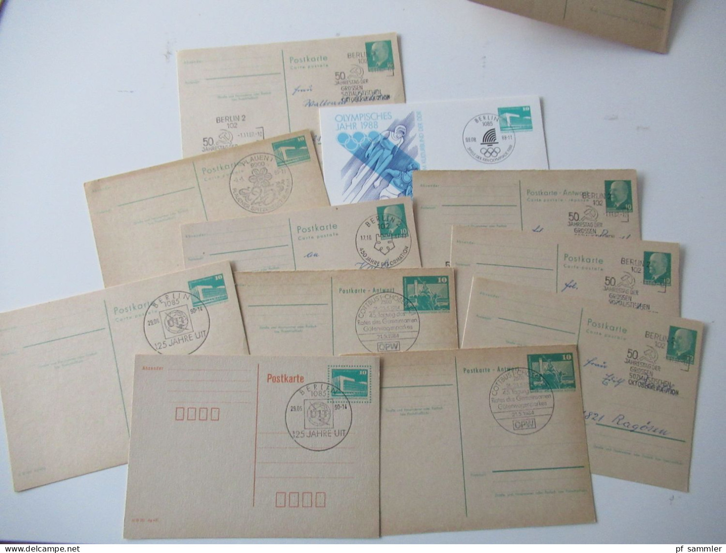 DDR Belegeposten / Ganzsachen / GA Umschläge überwiegend Ungebraucht / Etwas Gebraucht! Insgesamt über 100 Stk. - Postales - Nuevos