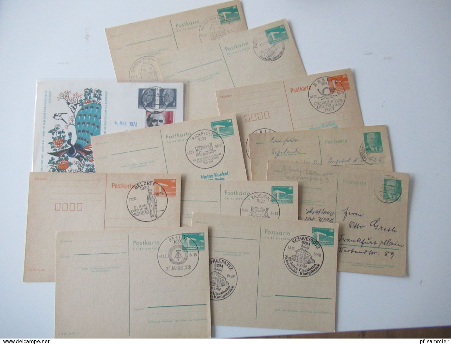 DDR Belegeposten / Ganzsachen / GA Umschläge überwiegend Ungebraucht / Etwas Gebraucht! Insgesamt über 100 Stk. - Postcards - Mint