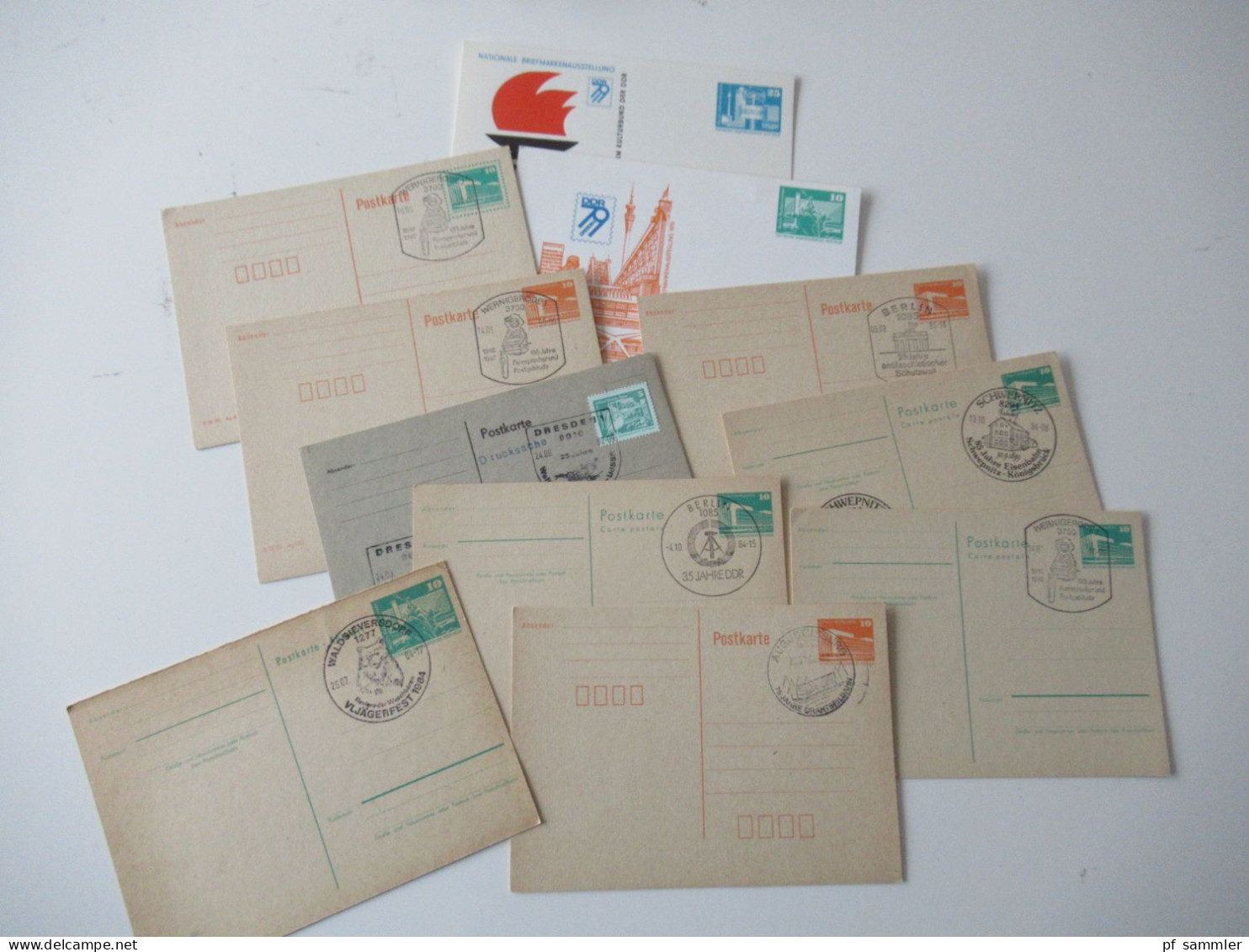 DDR Belegeposten / Ganzsachen / GA Umschläge überwiegend Ungebraucht / Etwas Gebraucht! Insgesamt über 100 Stk. - Postcards - Mint