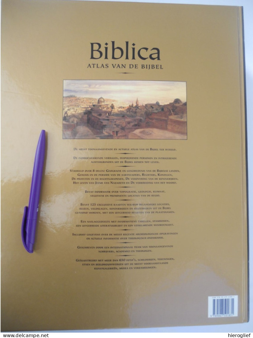 BIBLICA atlas van de bijbel - cultuurhistorische reis door de landen vd bijbel - Beitzel ea godsdienst cultuur historie