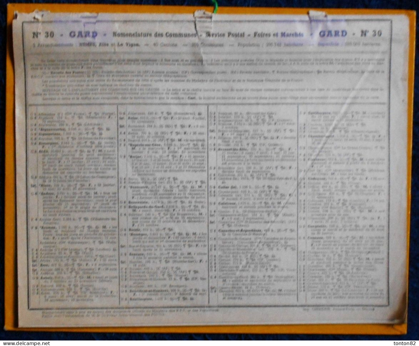 ALMANACH DES P.T.T. - 1956. - Grand Format : 1941-60