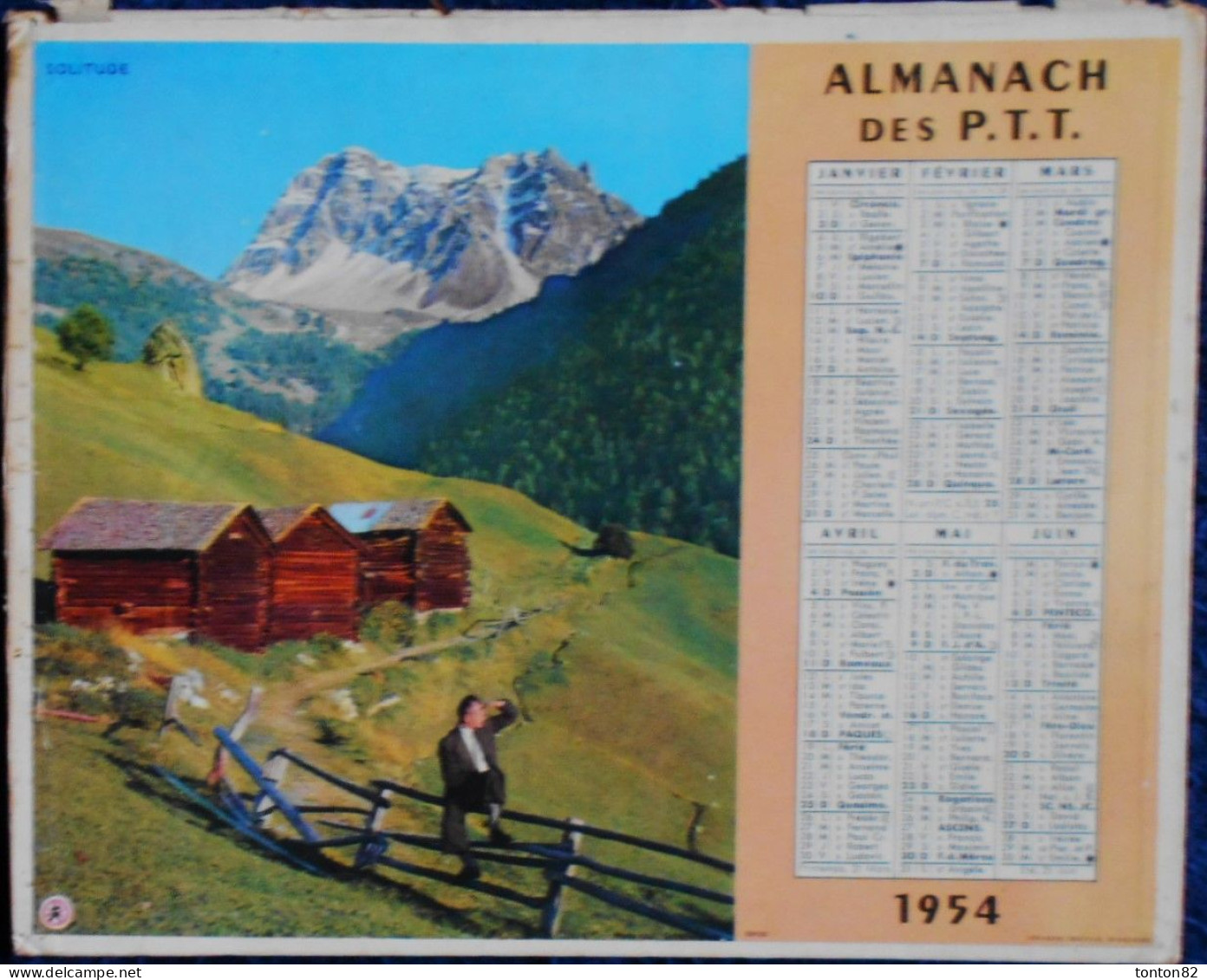 ALMANACH DES P.T.T. - 1955. - Big : 1941-60