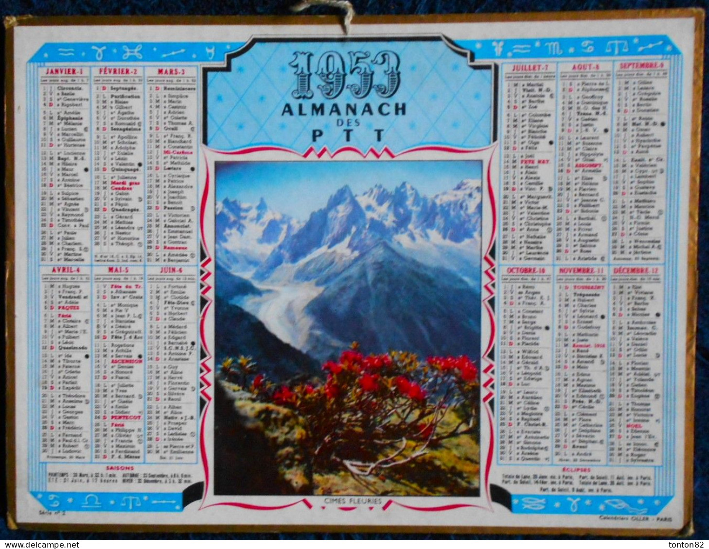 ALMANACH DES P.T.T. - 1953. - Grand Format : 1941-60