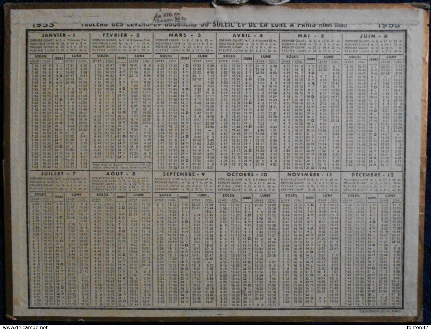 ALMANACH DES P.T.T. - 1953. - Grand Format : 1941-60