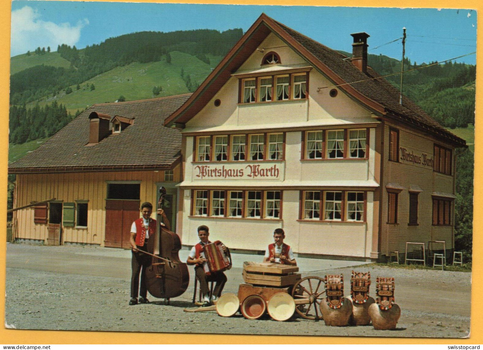 TRIEBERN - WEISSBAD Musik Kapelle Warthbuebe Gasthaus Warth - Weissbad 