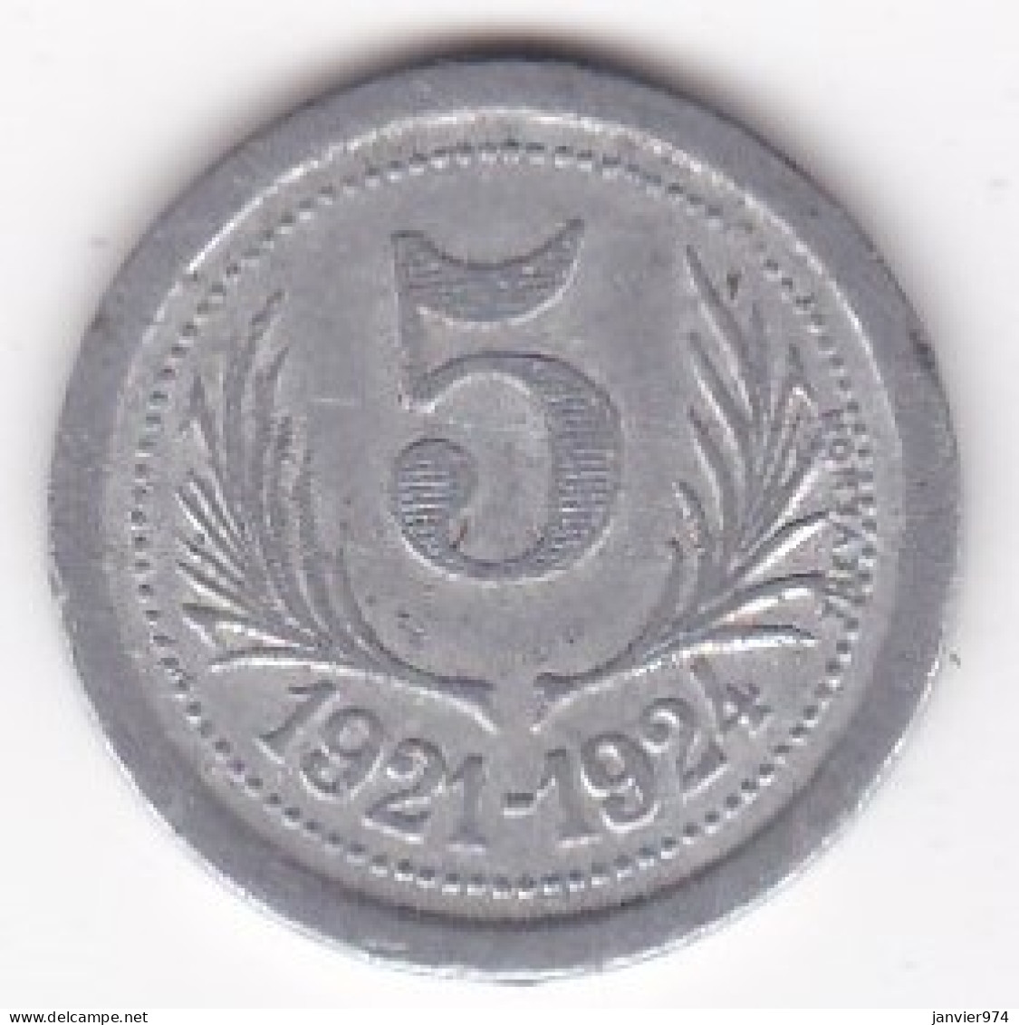 34 Hérault. Chambres De Commerce De L’Hérault. 5 Centimes 1921 - 1924, En Aluminium - Monedas / De Necesidad