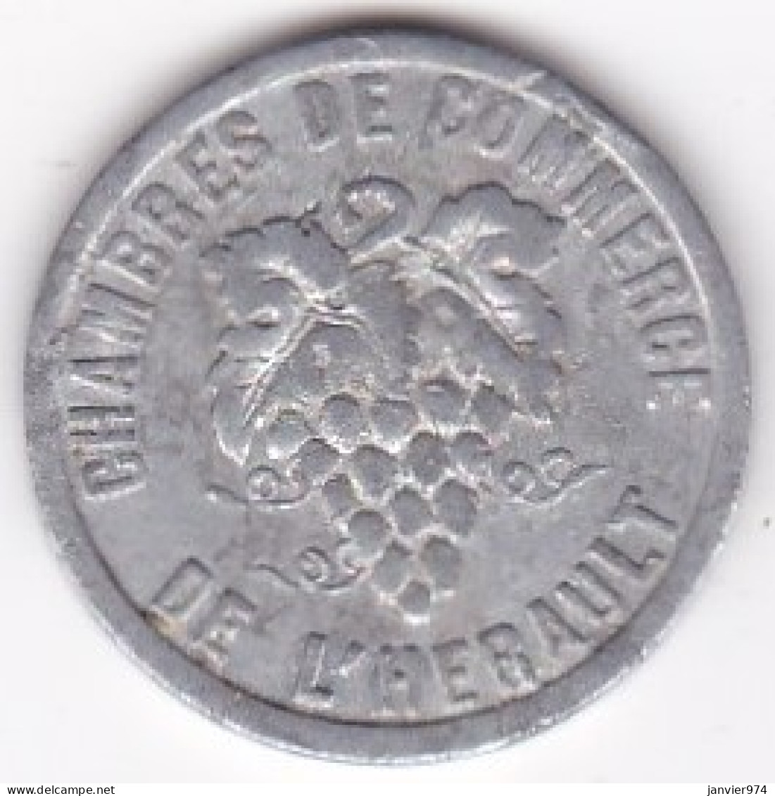 34 Hérault. Chambres De Commerce De L’Hérault. 5 Centimes ND, En Aluminium - Notgeld