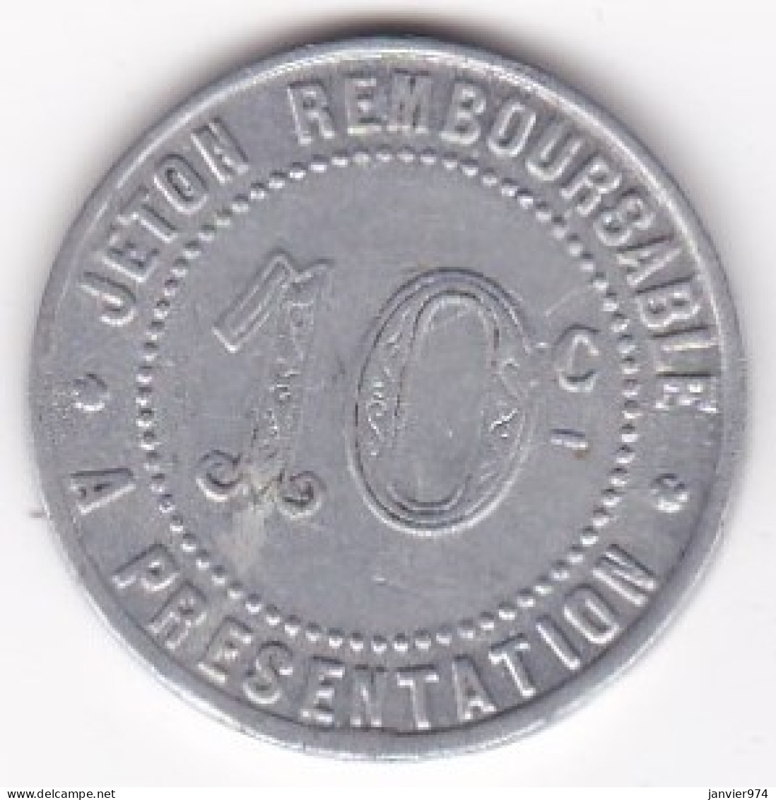 34 Hérault. Syndicat De L’Alimentation En Gros De L’Hérault. 10 Centimes 1921, En Aluminium - Monetary / Of Necessity