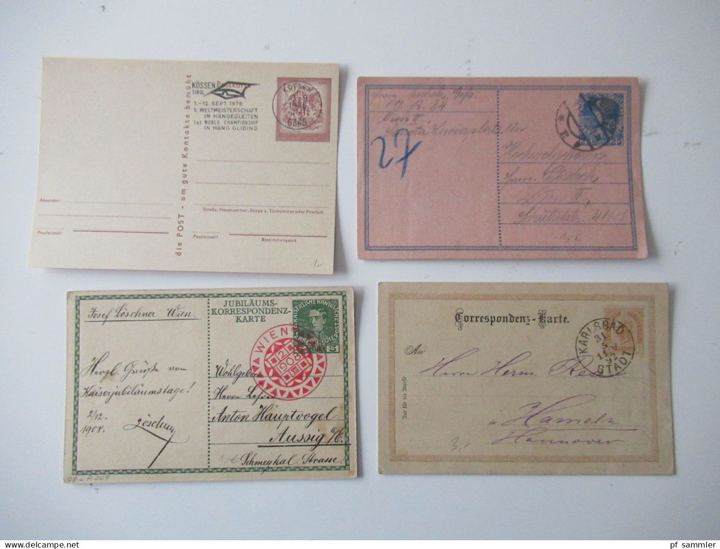 Österreich 1897 Ganzsachen Posten Ab 1880er Jahre (wenige Alte!) - Euro Zeit Mit PK Und GA Umschlägen / 100 Stück - Cartes Postales