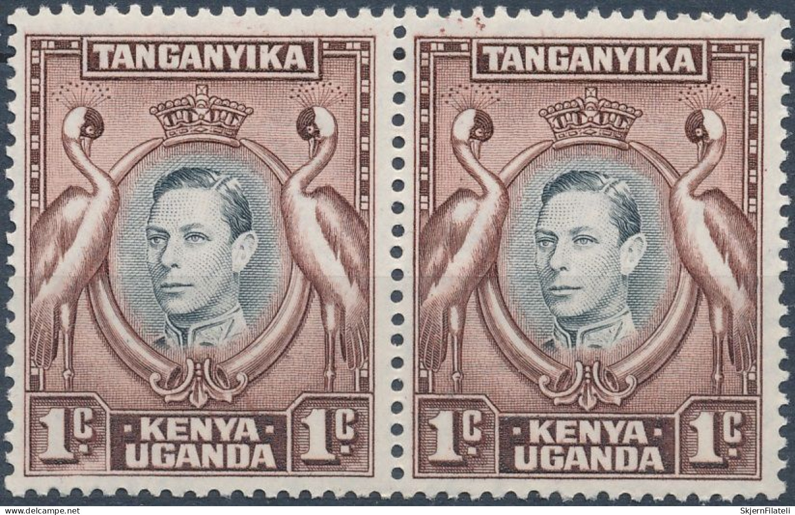 K.U.T SG **131ac (MNH), Variant "Damaged Value Tablet" - Kenya, Uganda & Tanganyika