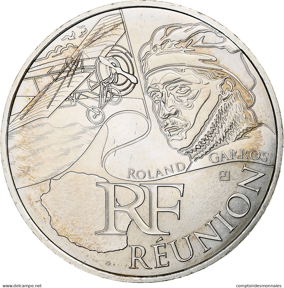 France, 10 Euro, Réunion, 2012, Paris, SPL, Argent, Gadoury:EU514, KM:1885 - France