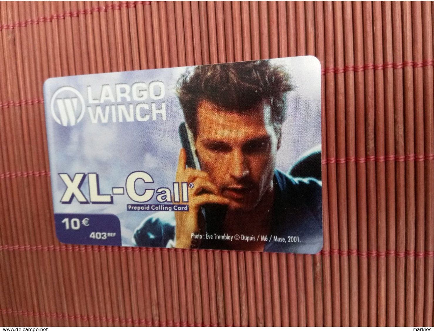 Largo Winch Prepaidcard 10 Euro  Used Rare - BD