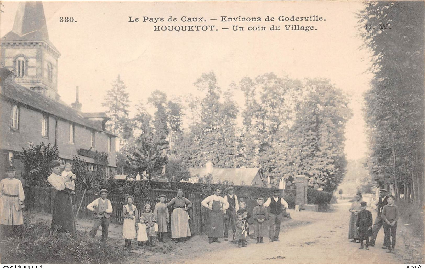 Environs De GODERVILLE  - HOUQUETOT - Un Coin Du Village - Goderville