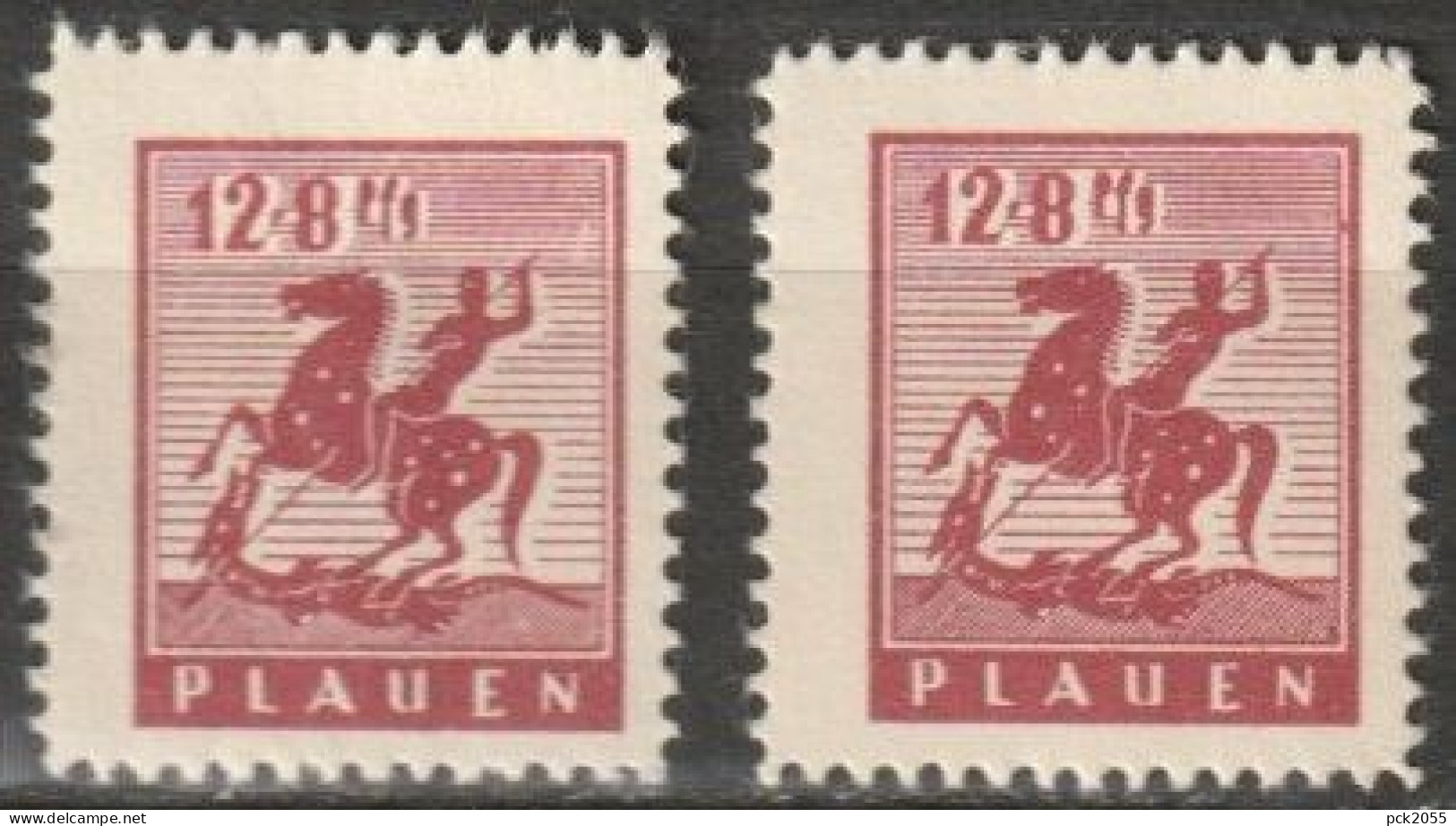 Plauen 1945 MiNr.5 X +y ** Postfrisch Denkmal ( B 1415) Günstige Versandkosten - Postfris