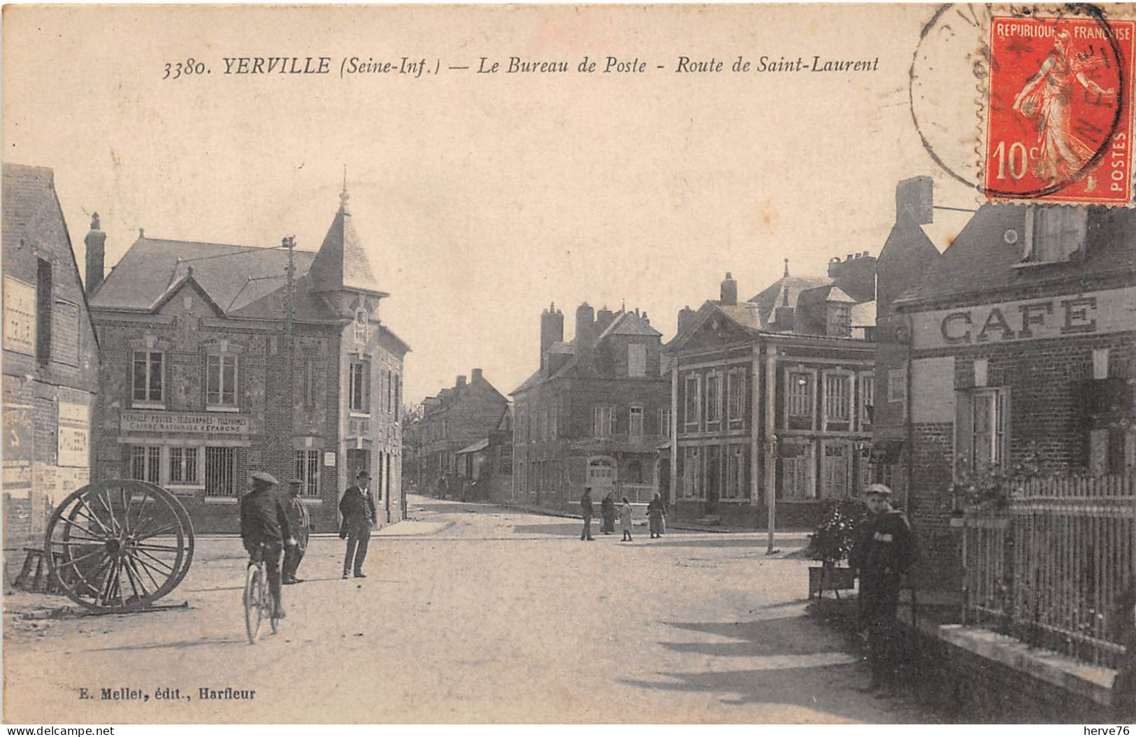 YERVILLE - Le Bureau De Poste - Route De Saint Laurent - Yerville