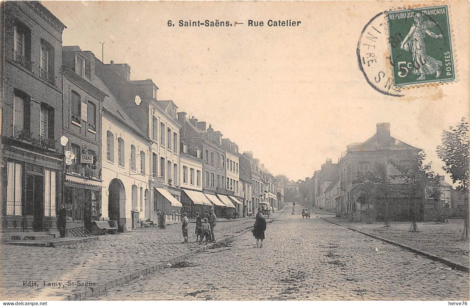 SAINT-SAENS - Rue Catelier - Saint Saens