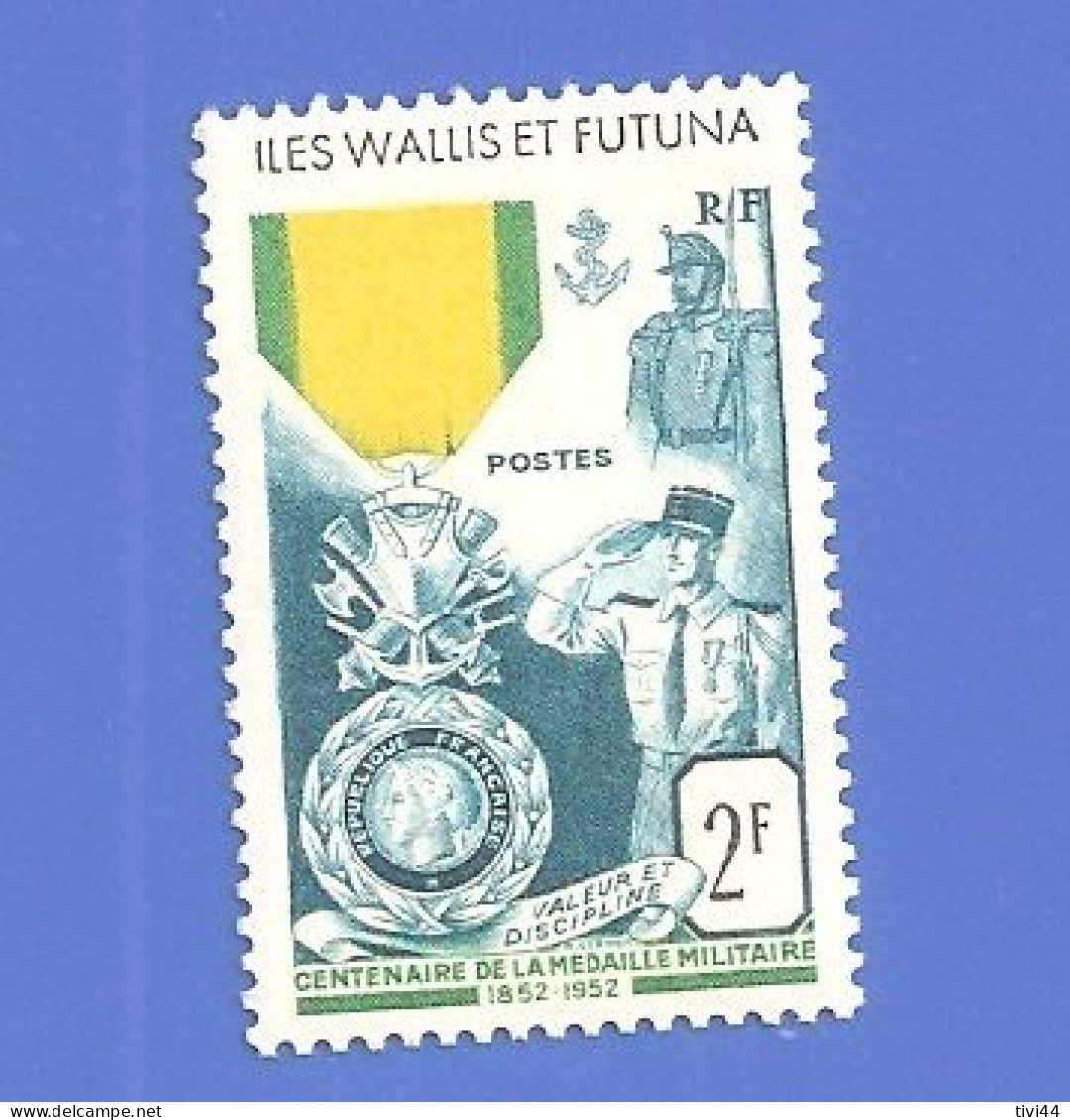 WALLIS ET FUTUNA 156 NEUF ** CENTENAIRE DE LA MÉDAILLE MILITAIRE - Neufs