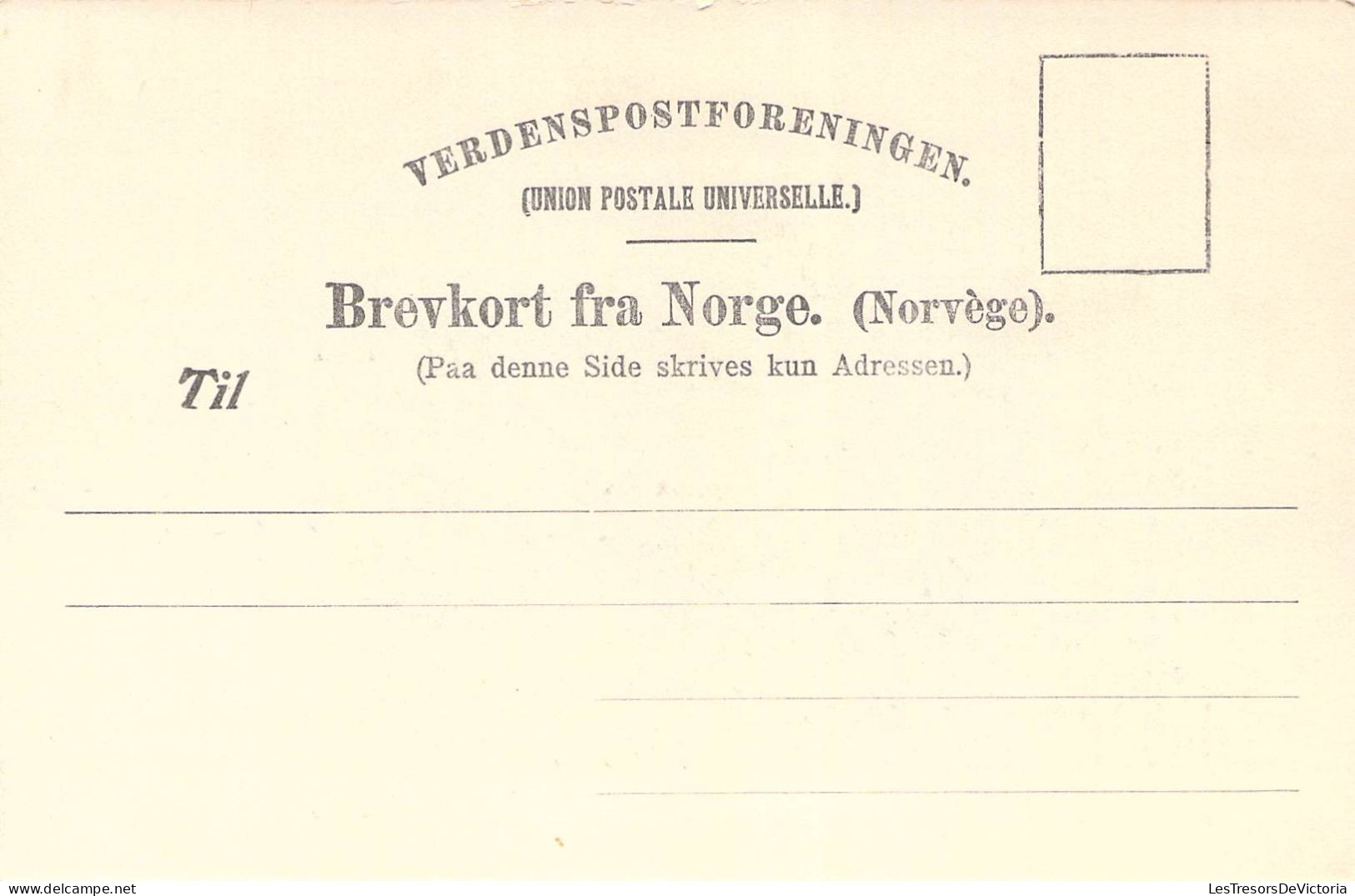 Norvège - Bergen Set Fra Floïen - Panorama - Mer -  Carte Postale Ancienne - Norway