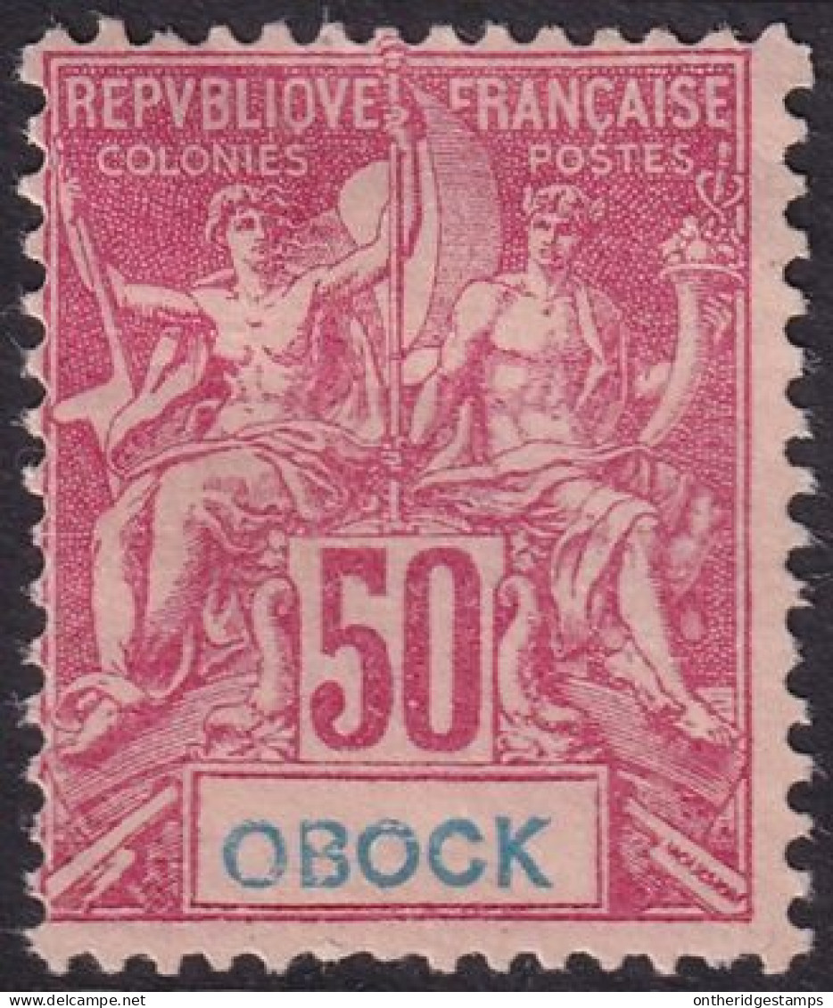Obock 1892 Sc 42 Yt 42 MNG(*) - Unused Stamps
