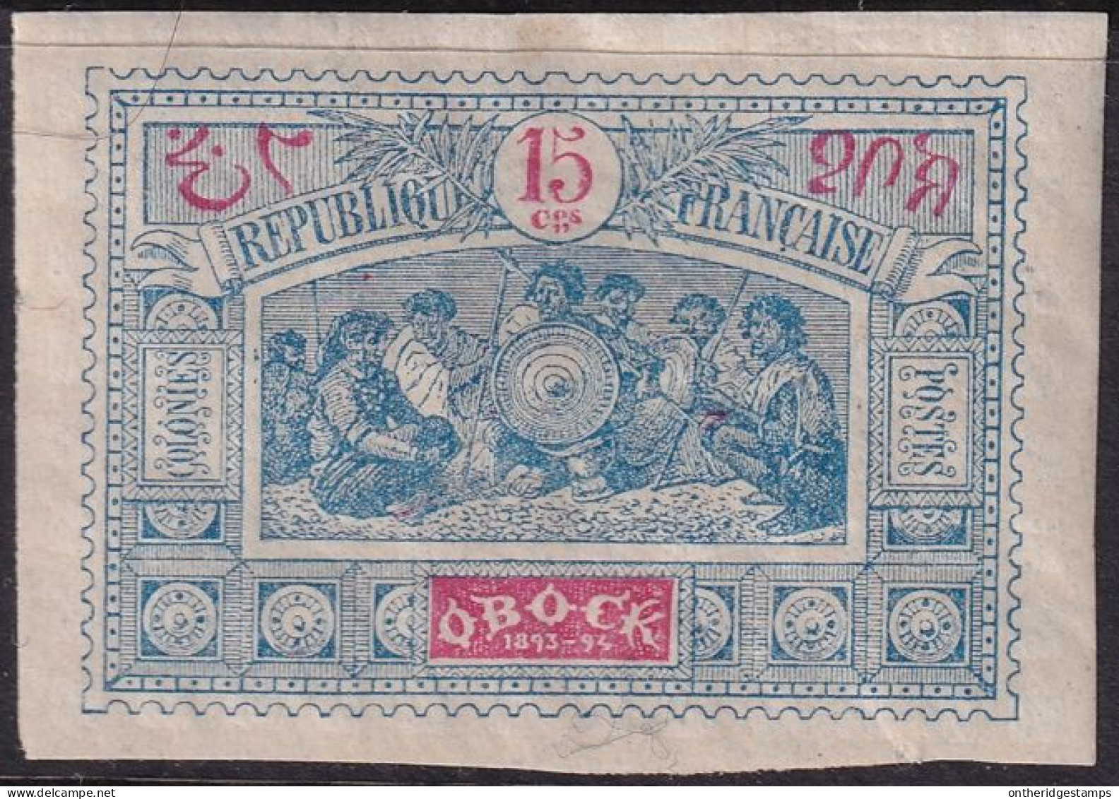 Obock 1894 Sc 51 Yt 52 MH* - Unused Stamps