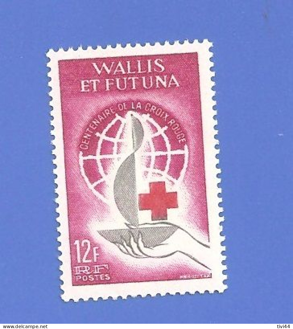 WALLIS ET FUTUNA 168 NEUF ** CENTENAIRE DE LA CROIX-ROUGE - Neufs