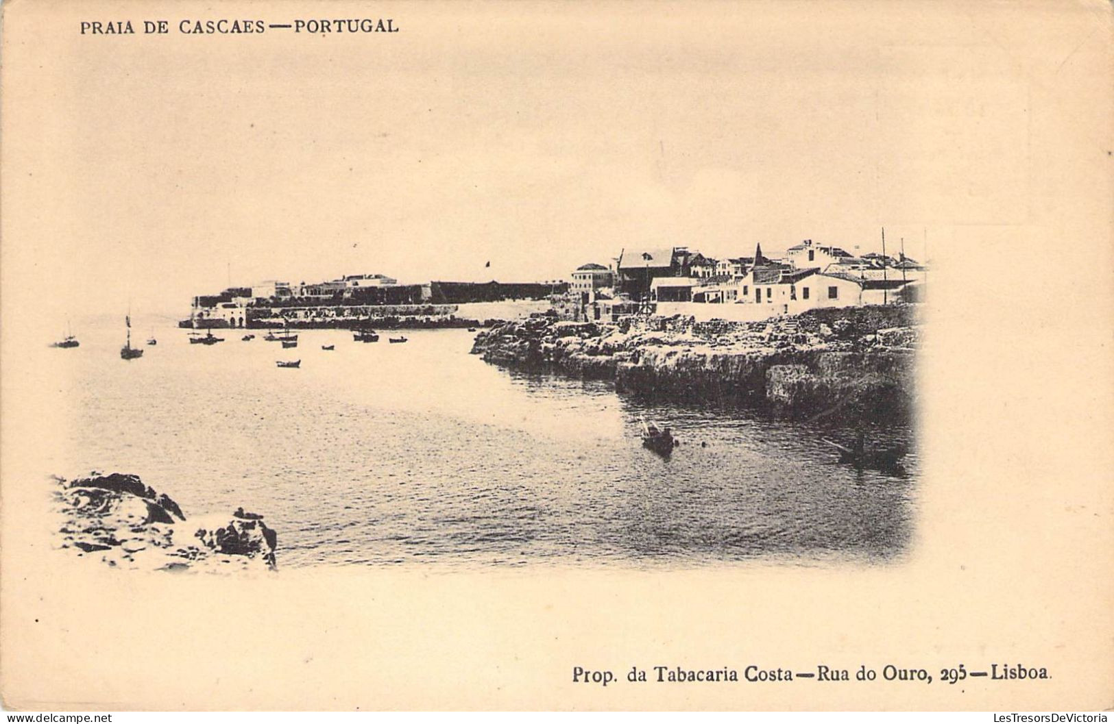 Portugal - Praia De Cascaes - Mer - Da Tabacaria Costa -   Carte Postale Ancienne - Autres & Non Classés