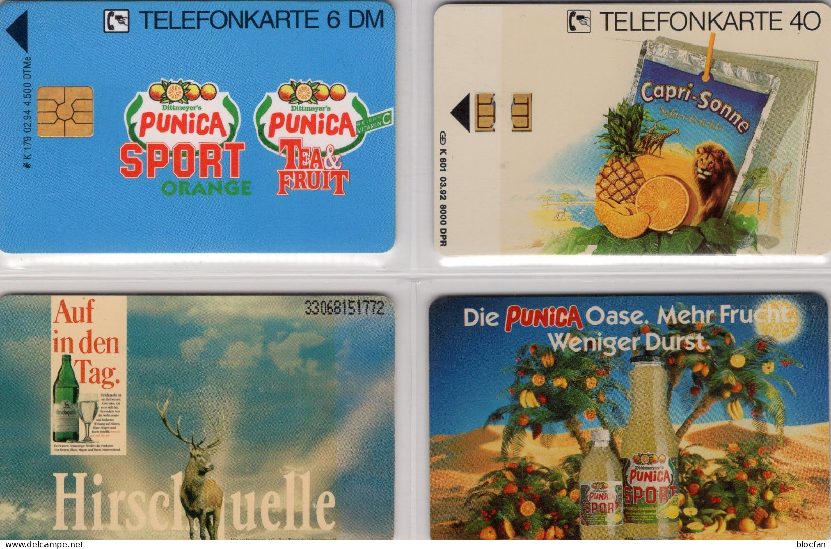 Erfrischung TK K179,732,757+801 ** 100€ Getränke Punica Frucht-Oase Capri-Sonne Quelle Limonade TC Tea Telecards Germany - K-Series: Kundenserie