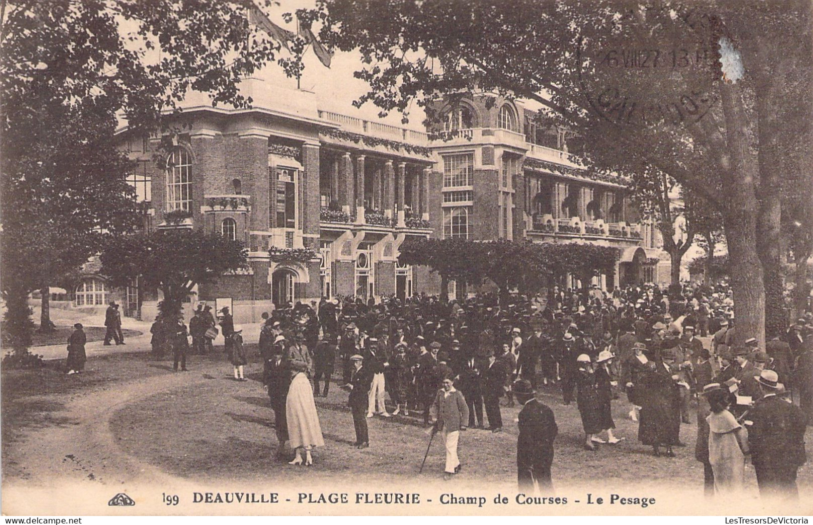 FRANCE - Deauville - Plage Fleurie - Champ De Courses - Le Pesage - Carte Postale Ancienne - Deauville