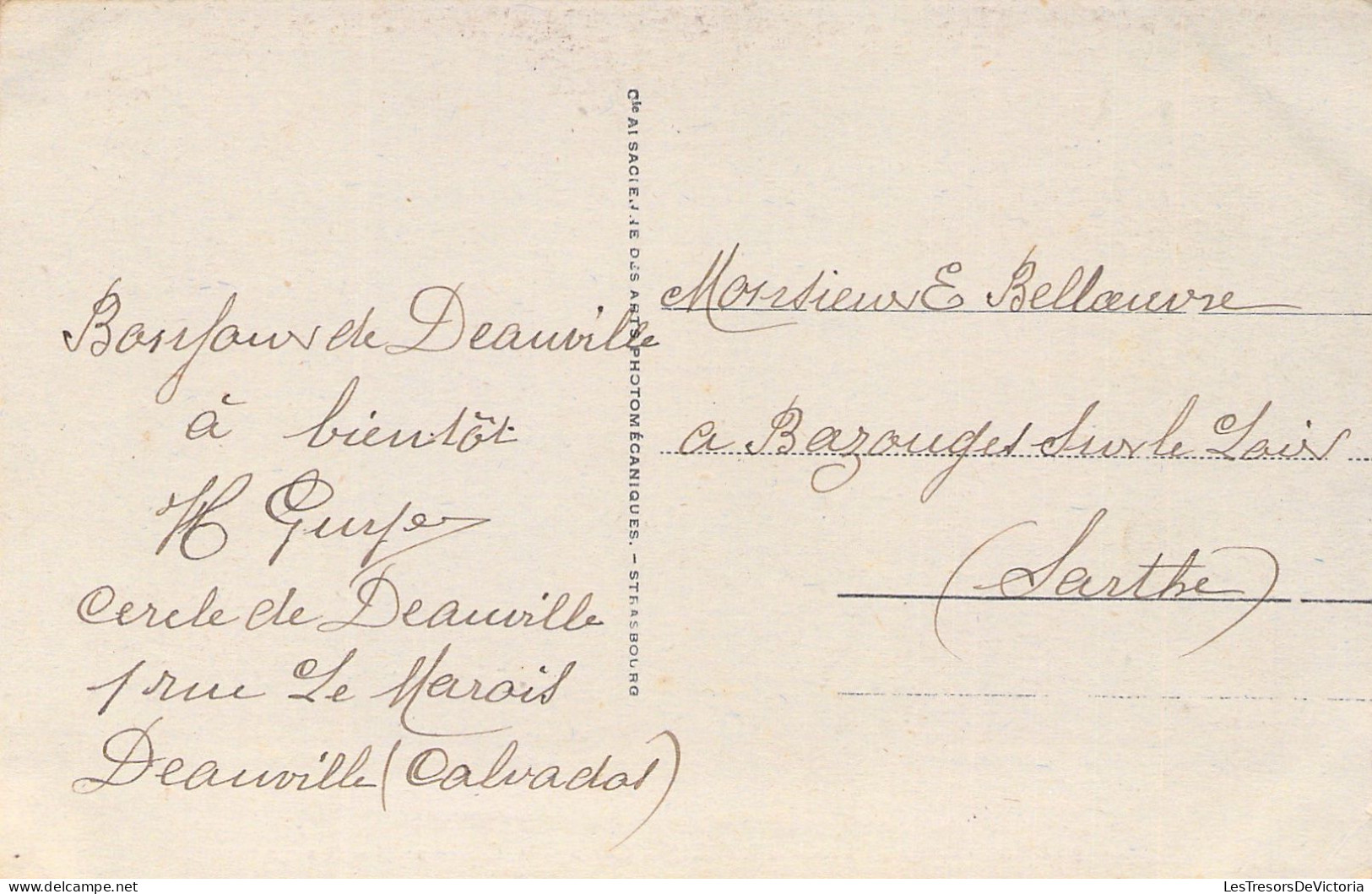 FRANCE - Deauville - Plage Fleurie - Champ De Courses - Le Pesage - Carte Postale Ancienne - Deauville