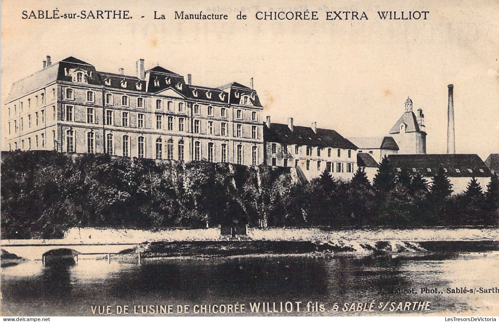 FRANCE - Sablé Sur Sarthe - La Manufacture De Chicorée Extra Williot - Publicité  - Carte Postale Ancienne - Sable Sur Sarthe