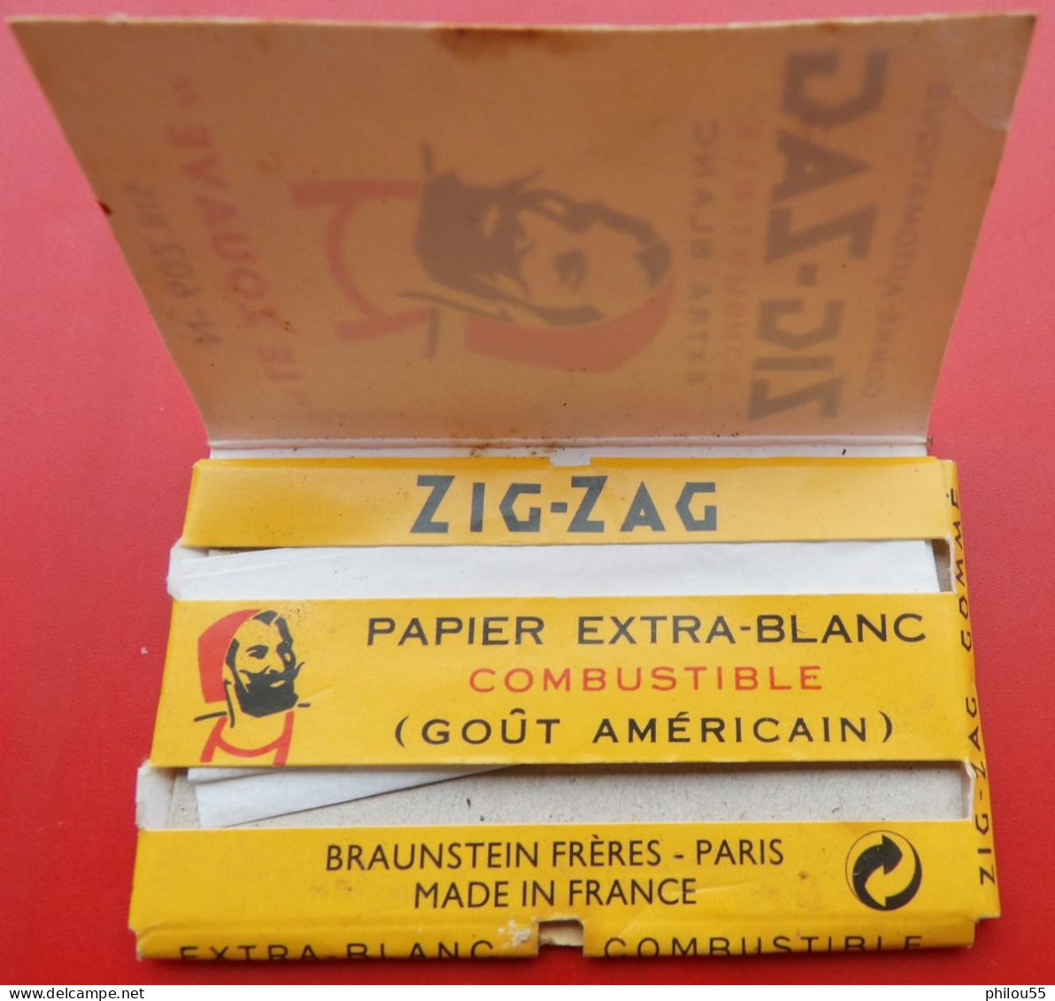 COLLECTION  Carnet De Feuilles A Cigarettes ZIG ZAG LE ZOUAVE - Otros & Sin Clasificación