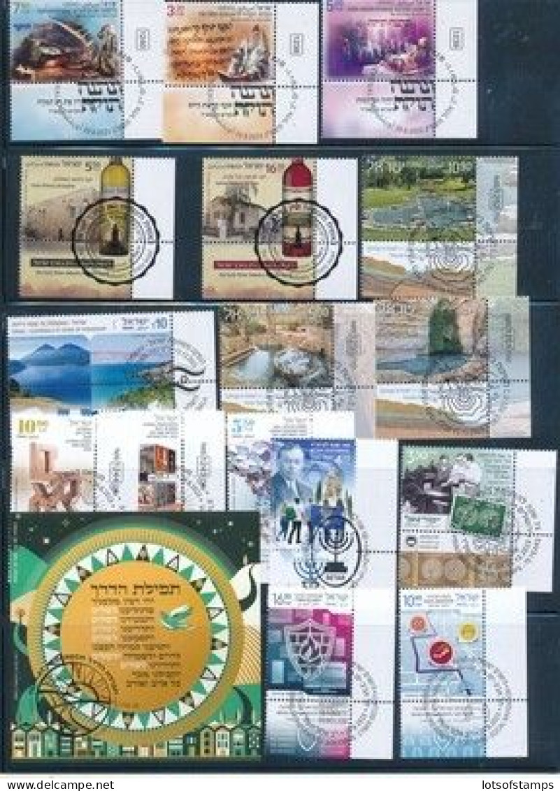 ISRAEL 2023 SET WITH S/SHEET MNH WITH 1st DAY POST MARK - SEE 6 SCANS + BONUS POSTAL SERVICE BULITEENS - Nuevos