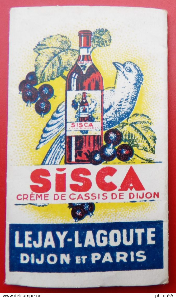 Ancien Carnet De Feuilles A Cigarettes " SISCA " LEJAY-LAGOUTTE DIJON Et PARIS - Autres & Non Classés