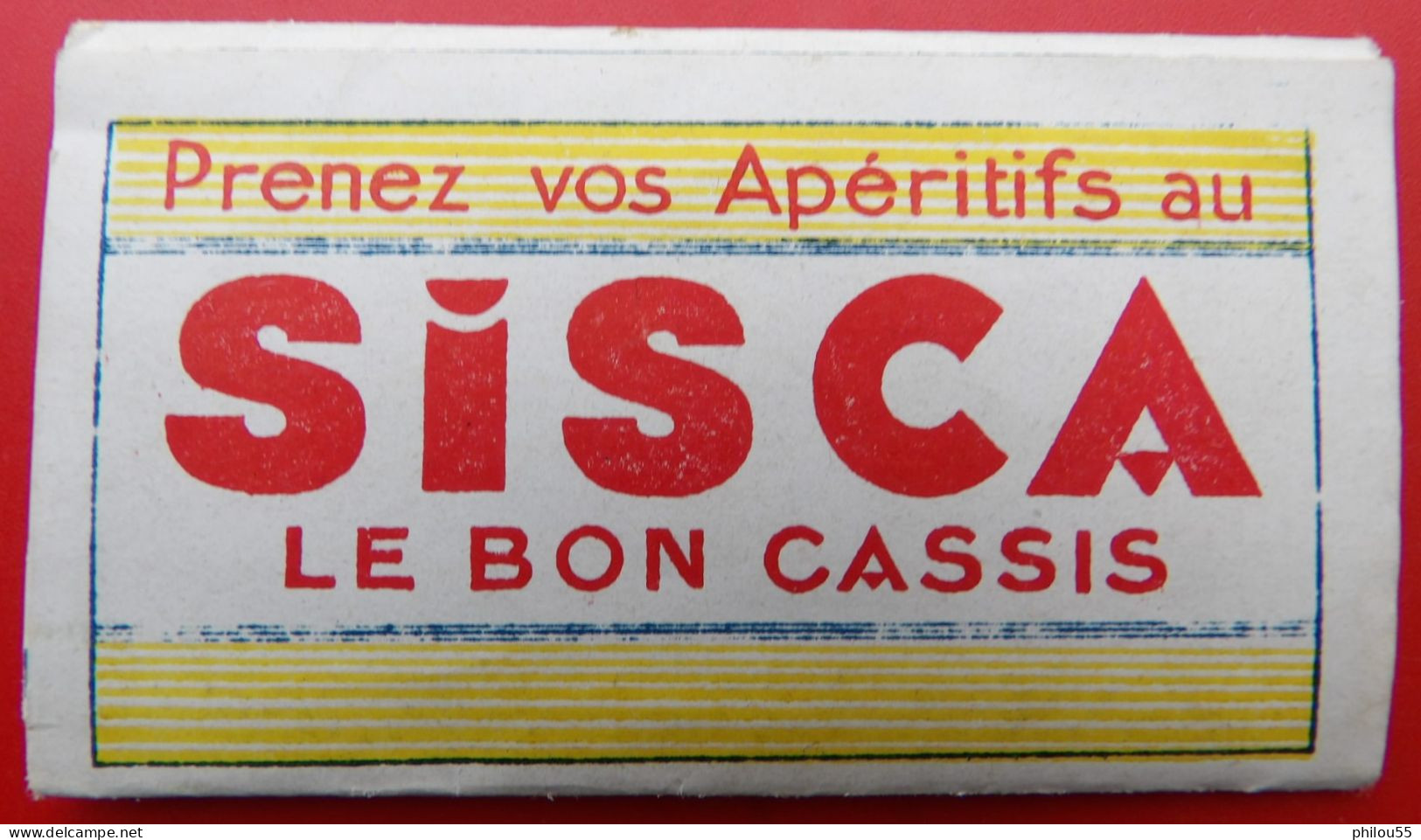 Ancien Carnet De Feuilles A Cigarettes " SISCA " LEJAY-LAGOUTTE DIJON Et PARIS - Other & Unclassified