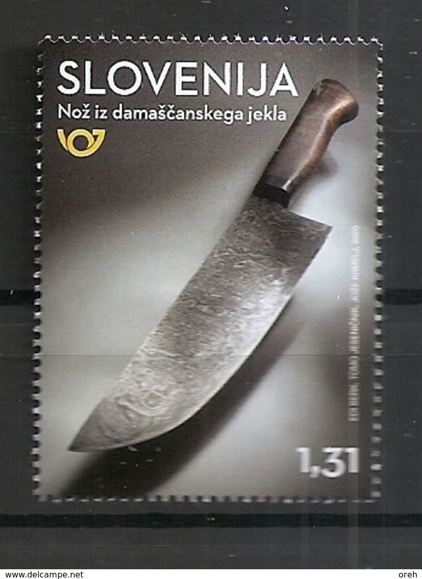 SLOVENIA 2020,Arts And Crafts; Kunsthandwerker; Master Blacksmith Jože Krmelj; Knife; Modern Metal,MNH - Slowenien