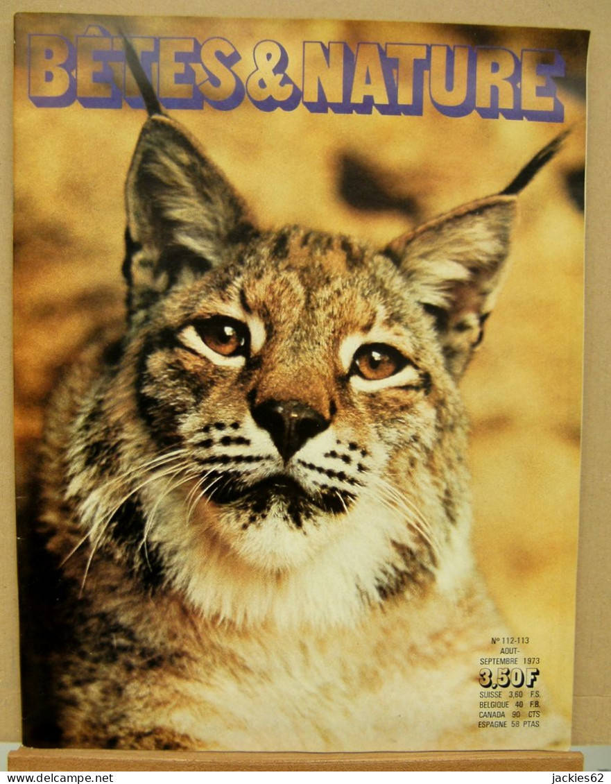 112/ LA VIE DES BETES / BETES ET NATURE N° 112-113 Du 8-9/1973, Poster Inclu, Voir Sommaire - Animaux